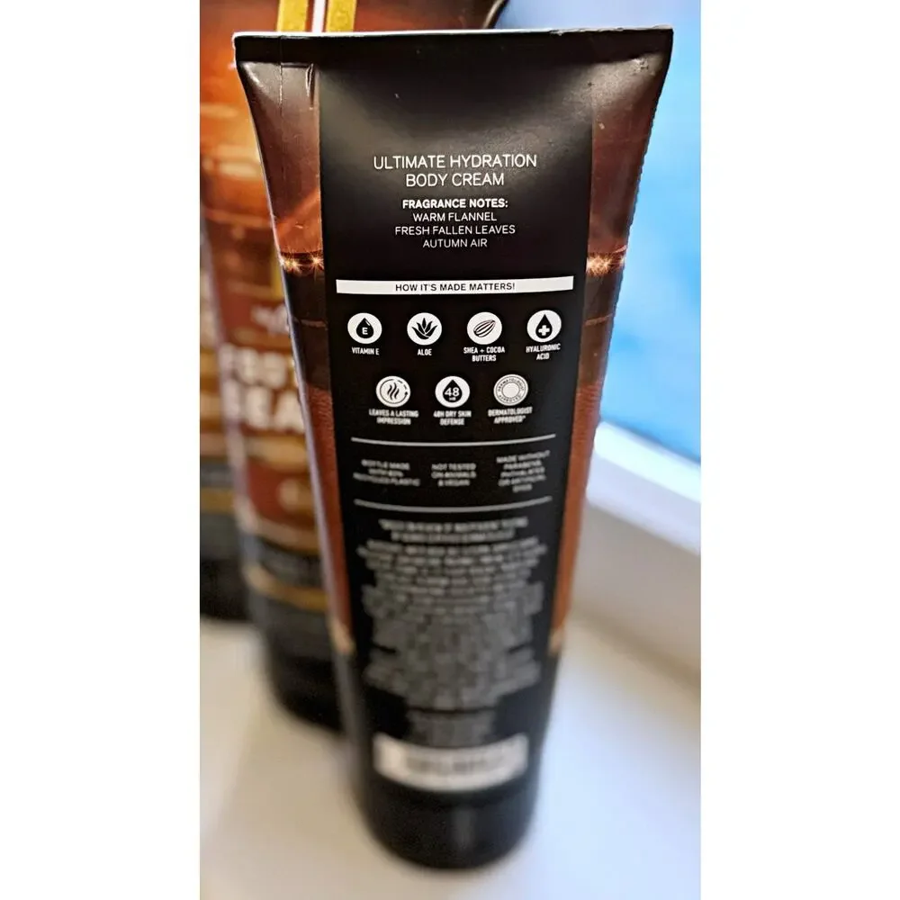 Bath & Body Works Football Season Men's Shop Ultimate Hydration Body Cream x3